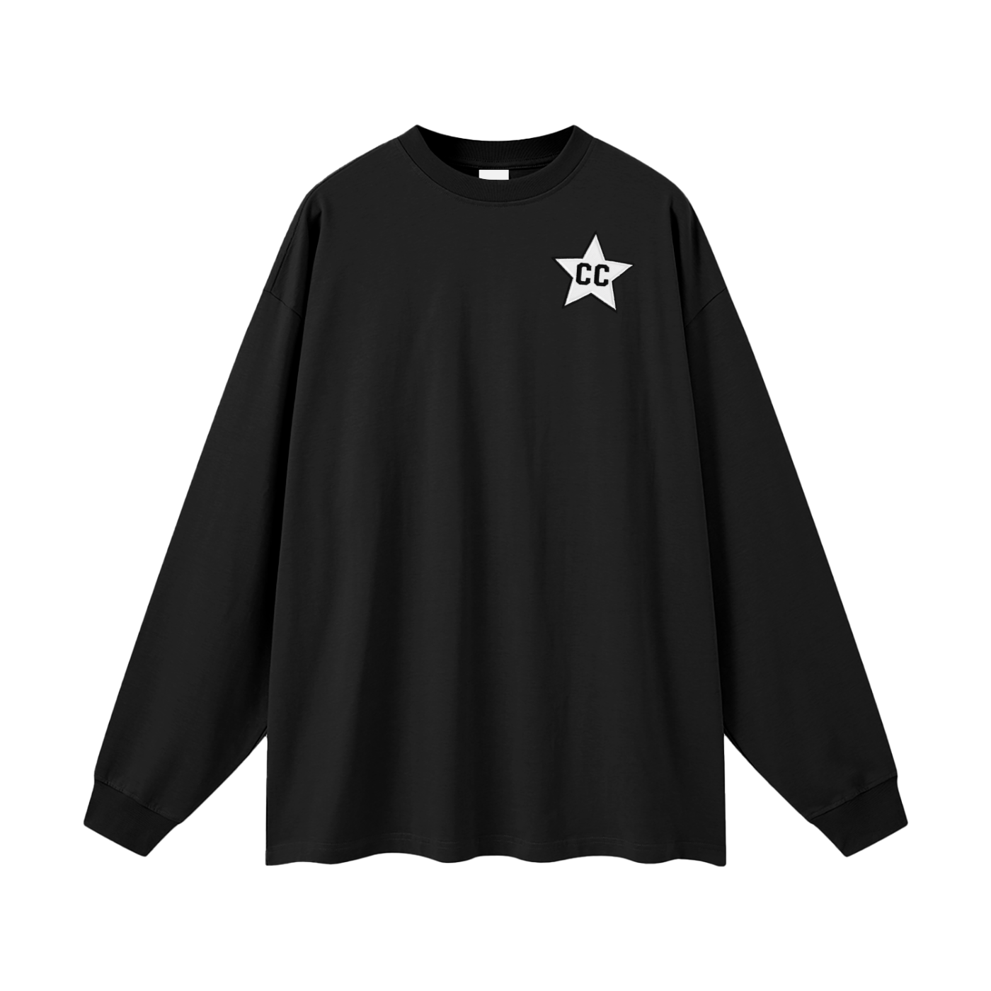 Adult Long Sleeve Tee in Black